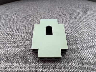 LEGO OldGray Light gray Wall Window 4444 / Set 6062 6074 6040 6080 - Décoloré !