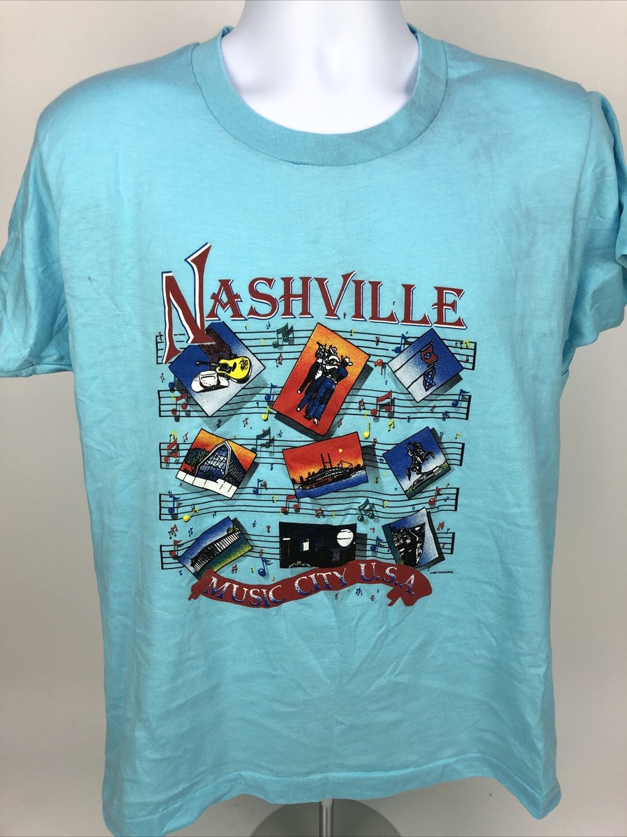 ミュージシャン SHADE Vintage TEE Navy L size Nashville Music City Tee Navy L | eBay