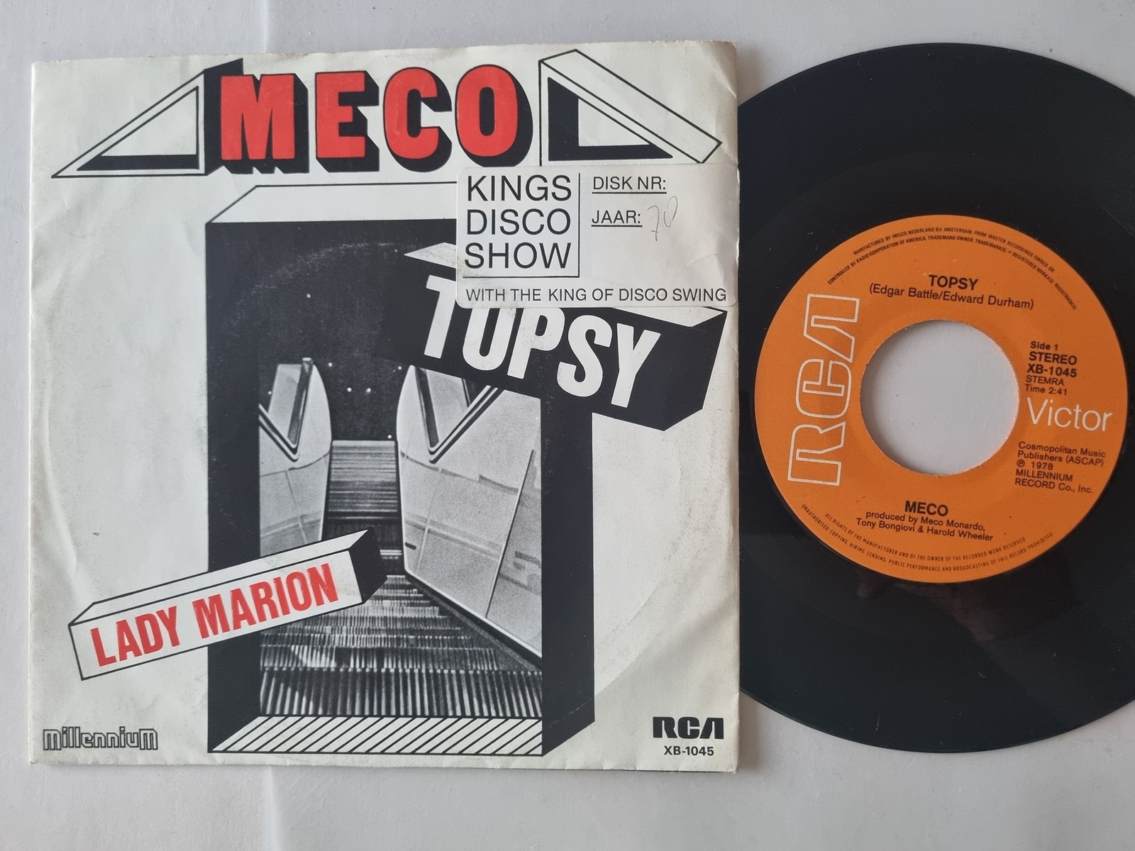Meco - Topsy 7'' Vinyl Holland