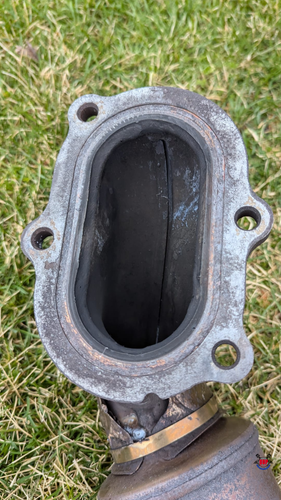2014-2019 Corvette C7 Z51 Z06 OEM LH Passenger 6.2 Converters Downpipe 23433976 - Picture 8 of 9