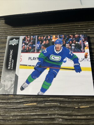 2021-22 Upper Deck Hockey Series 2 #424 Travis Hamonic Vancouver Canucks