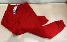 adidas Unisex Kids Track Pants Red Joggers Style H32383 Size Medium