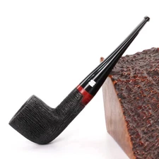 MUXIANG 9mm Filter Billiard Pipe Briar Wooden Tobacco Pipe Small Carved Pipe