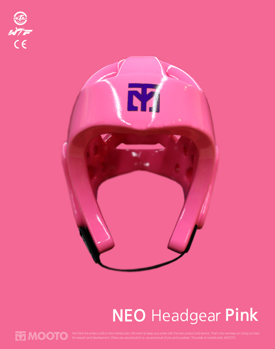 MOOTO NEO Taekwondo Head Gear White / Pink / Red / Blue TKD Guard