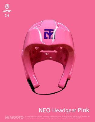 MOOTO NEO Taekwondo Head Gear White / Pink / Red / Blue TKD Guard
