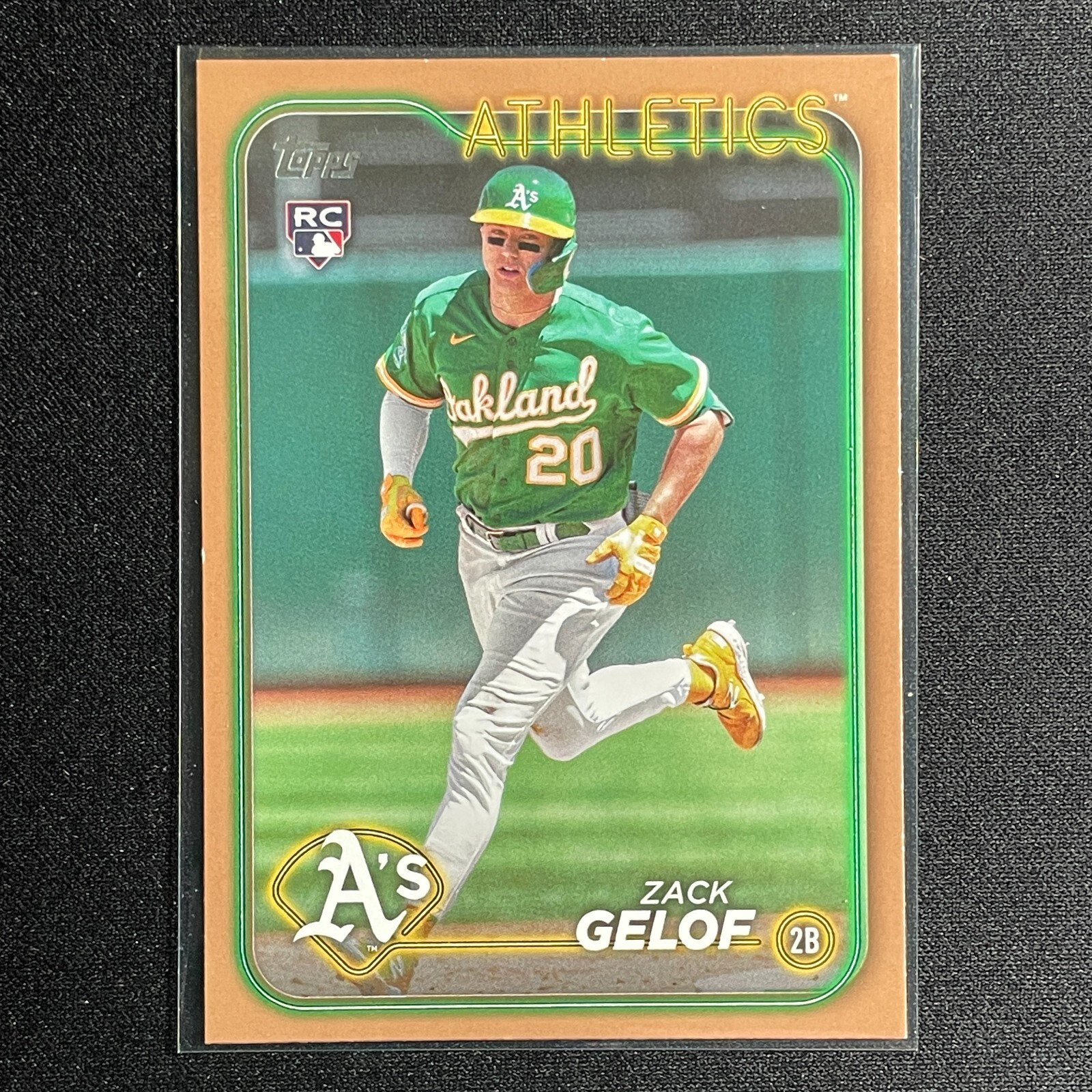 2024 Topps Series 1 - Zack Gelof #166 Gold /2024 (RC)