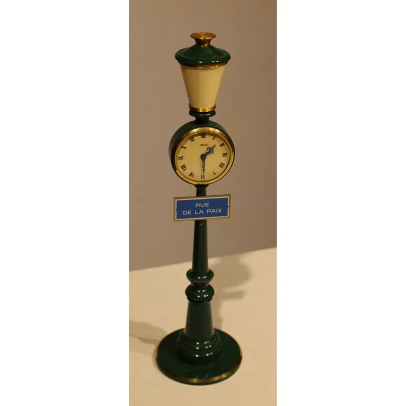 Floor lamp with clock deals