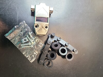 D Sub Connector Backshell  9 position 180 degree Qty 3