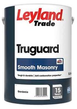 Leyland Trade Smooth Truguard Masonry Gardenia 5L Weatherproof Exterior Paint