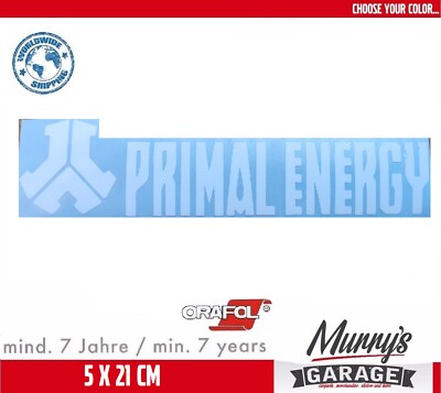 Defqon.1 Primal Energy 5x21cm Sticker, Sticker, Label, Hardbass Q-Dance