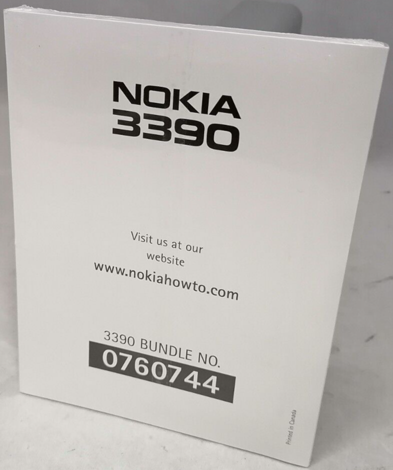 NIB NOKIA 3390 User Guide | eBay