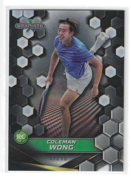 2024 Topps Graphite Tennis #199 Coleman Wong RC SSP Ref 7/10 Rare