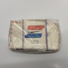 23-Vintage Air Mail Envelopes Unused PAR AVION CORREO AEREO