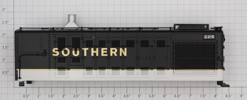 Carcasa Lionel 38486-007 Alco S-2 Southern RR sin cabina #2215 | Condition: New