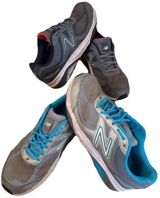 2 Pairs New Balance Size W 11  1540v3  Gray Blue Running Shoes Sneakers M 9.5