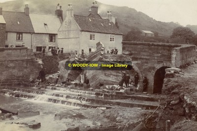 rp11851 - Zusammengestürzte Brücke über East Row Beck Sandsend bei Whitby - Druck 6x4