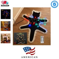 Light Up Fried Cat Rug, Christmas Vacation Decoration Vacation Village Gifts ...