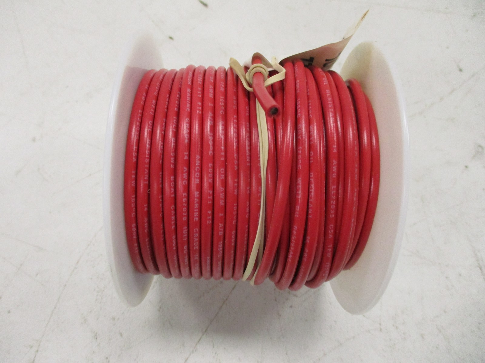 ANCOR MARINE GRADE TINNED COPPER 14 AWG WIRE 100' RED 104810 MARINE BOAT