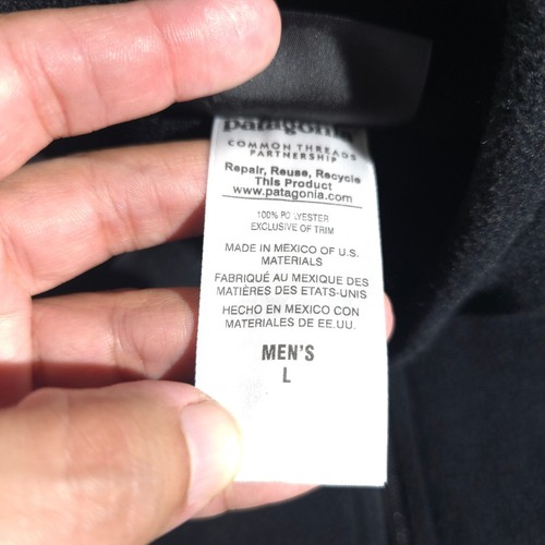 Patagonia Fleece Vest Mens L Black Harvard Business School Embroidered School - Picture 7 of 10