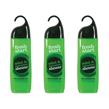 Fresh Start Mint & Cucumber Shower Gel 400ml - Pack of 3 5.72 per litre