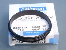 Heliopan Adapter 540  schwarz Filter 49 mm / ...
