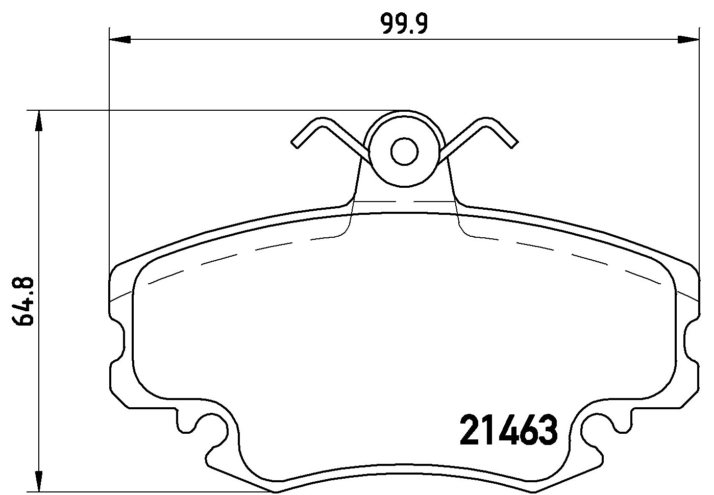 BREMBO P 68 038 Bremsbeläge Vorne für 19 Clio Megane Sandero Logan 21 Rapid 11 1 - Bild 5