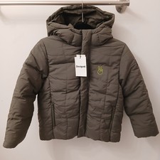 Desigual Padded Puffer Hooded Green Kids 11/12 Outerwear Jacket Coat