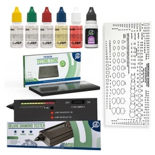 Gold Jewelry Test Kit 10K 14K 18K 22K 24K Tester 999 Diamond Gemstone Metal Test
