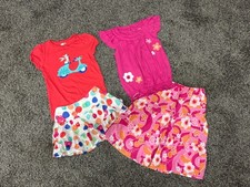 Girl Size 4 Gymboree  Crazy 8 Lot Rainbow Cabana EUC-GUC