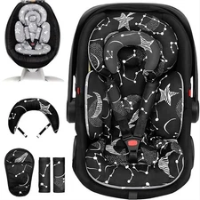 Infant Car Seat Insert with Extra Cushion for Preemie to Toddler, Reversible ...