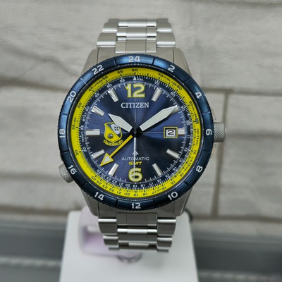 #ad Citizen NB6044 54L Promaster Air GMT Blue Angels Full Set Stainless Steel Watch $929.00
