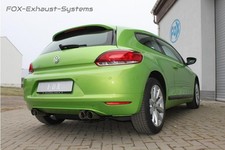  Duplex Racinganlage Ø70mm VW Scirocco 3 2.0TFSI TDI je 2x76 doppelwandig
