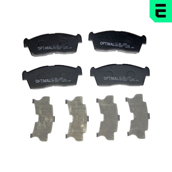 Optimal Bremsbelagsatz, Scheibenbremse BP-12415 FüR CitroËN Mitsubishi Peugeot-image