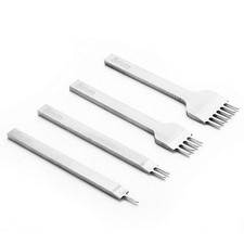 Leather Craft Tool Hole Punches 1 2 4 6 Prong Lacing Stitching Punch, Craft K...