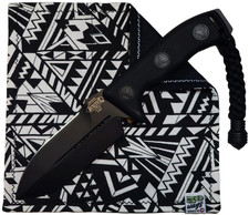 50 WAYS POCKET POCKET HANK Everyday Carry EDC Gear Black White Pattern Tribal