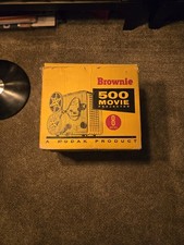Vintage Kodak Brownie 500 8mm Movie Projector   Tested  Works W/ Original Box