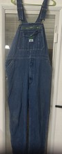 VTG 2014 Liberty Bib Overalls Mens 40x20 Blue Denim Carpenter Workwear Farm