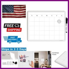 Magnetic Whiteboard Calendar, 14" x 11", Includes Marker   Perfect for Any Space