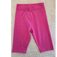 Zara Girls 11  12 Hot Pink Cotton Biker Shorts Stretch Waist Spring