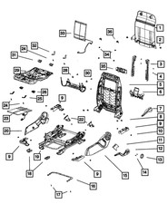 Genuine Mopar Recliner Handle 1RW76XDVAB
