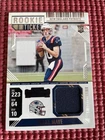 2024 Drake Maye Panini Contenders - Rookie Ticket Swatches  #RTSDME Variation RC