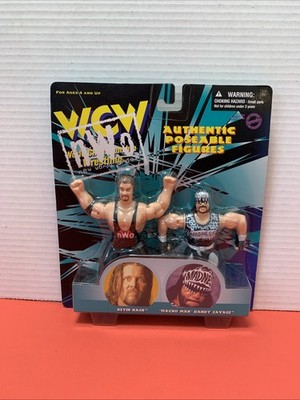 WCW Authentic Poseable Figures Kevin Nash Vs Macho Man Randy Savage 1998 SFTM