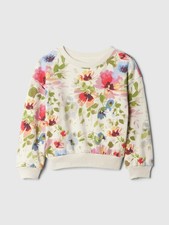 NEW 82 GAP Toddler Girls 3-Piece Floral Outfit Sweatshirt, Top, Sweatpants 4YRS