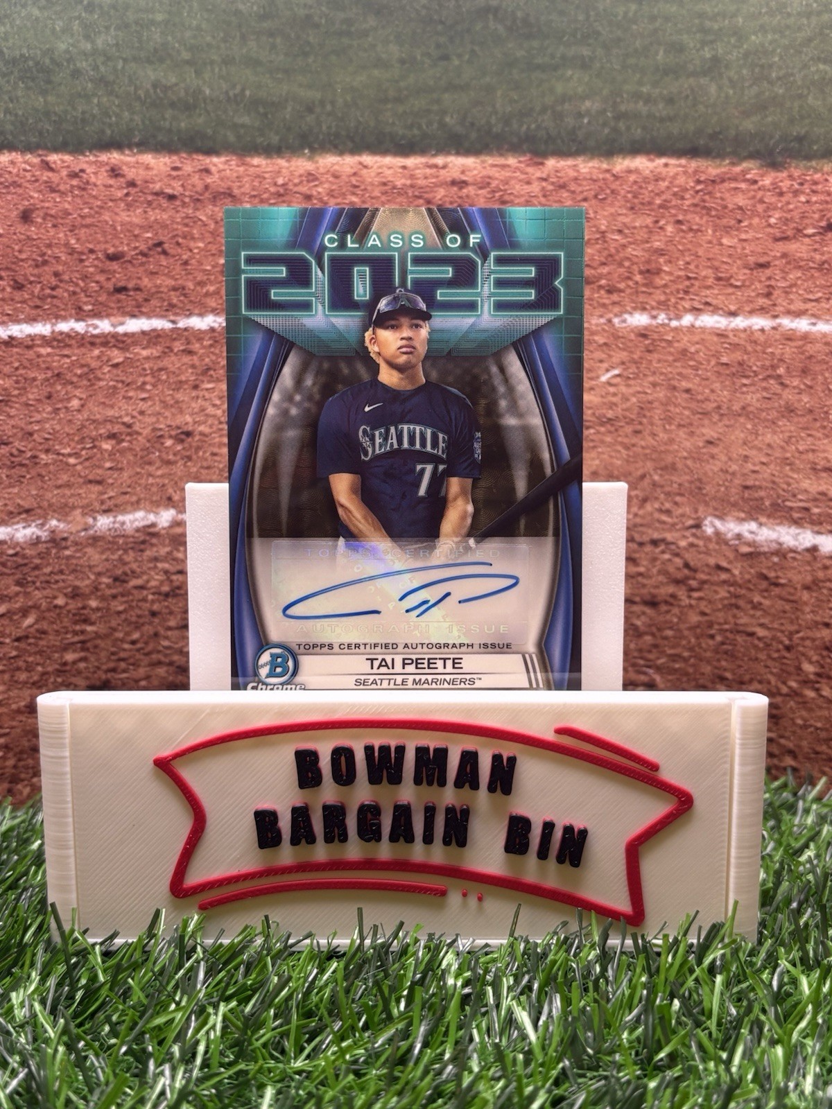 2023 Bowman Draft Class Of 2023 Autographs Tai Peete Superfractor 1/1