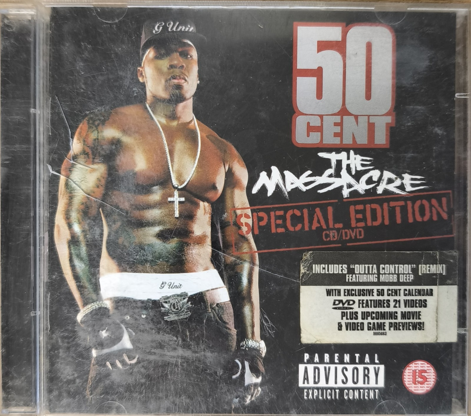 The Massacre [CD & DVD] by 50 Cent (CD, 2005)