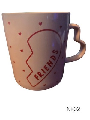 Sunday Morning Ceramics Large Best Friend Mug Pink