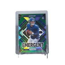 2025 Panini Prizm - Emergent Jaxson Dart #6 Green Prizm (RC)