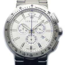 VERSACE Watch Mystic Sports VFG090013 White Dial Calendar Stainless Steel Quartz