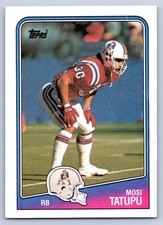 1988 Topps Mosi Tatupu #179 New England Patriots