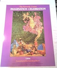 The Kennedy Center 1994 Imagination Celebration Poster Signed Michael Hague